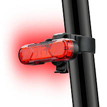 Ліхтарик велосипедний everActive TL-X5R, IPX4, 210mAh, 30Lm, Red, micro-USB, фото 4
