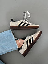 Жіночі Кросівки Adidas Spezial Handball Beige Black / Адидас Спешл Гандбол Бежеві з Чорним, фото 6