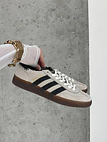 Жіночі Кросівки Adidas Spezial Handball Beige Black / Адидас Спешл Гандбол Бежеві з Чорним, фото 3