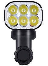Ліхтарик велосипедний Soshine TB1 (v2) USB, IPX-6, 4800mAh, 2000Lm, 6xTG3 LED, фото 5