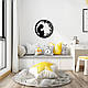 Інтер'єрна картина на стіну декор в кімнату Материнство стиль мініімалізм 15x15 см Woodyard (19014--15x15), фото 2