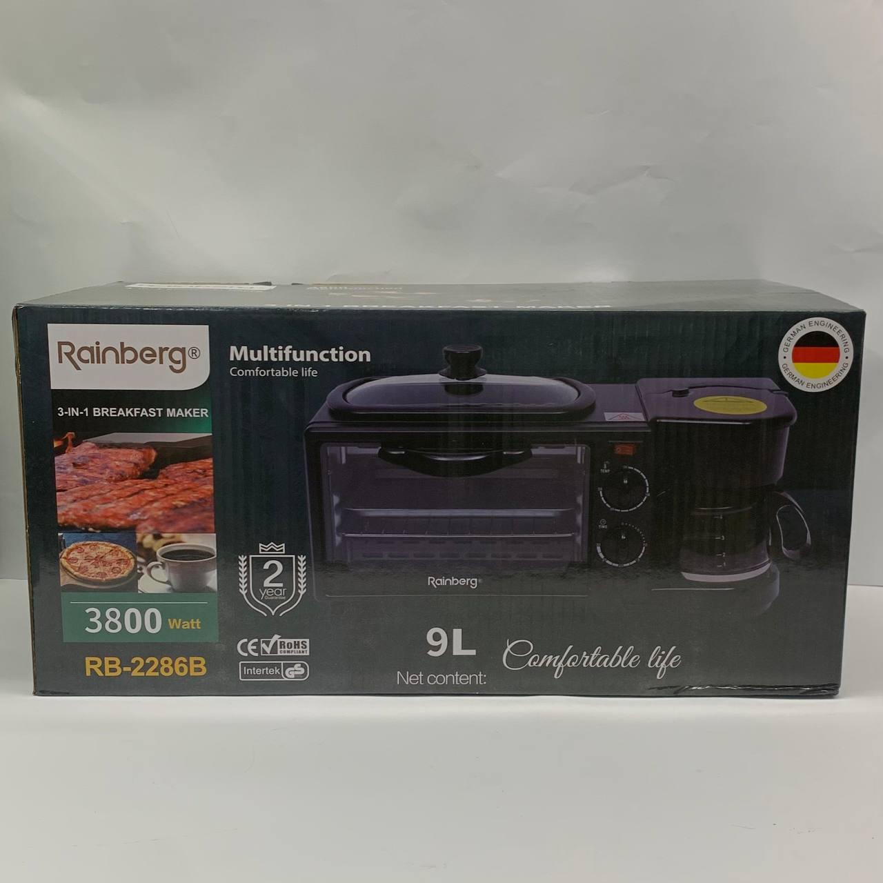 Електродуховка 3 в 1 Rainberg RB-2286B