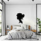 Декор в кімнату дерев'яна картина на стіну Профіль обличчя стиль мінімалізм 15x20 см Woodyard (19016--15x20), фото 6