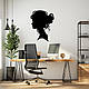 Декор в кімнату дерев'яна картина на стіну Профіль обличчя стиль мінімалізм 15x20 см Woodyard (19016--15x20), фото 9