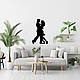 Декор в кімнату інтер'єрна картина на стіну Танок кохання стиль мініімалізм 25x15 см Woodyard (19026--25x15), фото 9