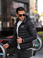 Чоловіча зимова куртка ARMANI D12264 чорна