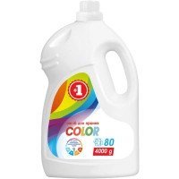 Гель для прання #1 Color Синтетичний 4 кг (4820270631577), фото 1