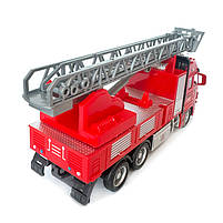 Машина пожежна метал пластик 1:38 звук світло інерція Автопром 24*5,5*10,5см (AP7513C), фото 5