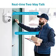 Вулична IP WiFi камера відеоспостереження з віддаленим доступом N806 ICSee Портативна камера відеоспостереження 2Мп, фото 5