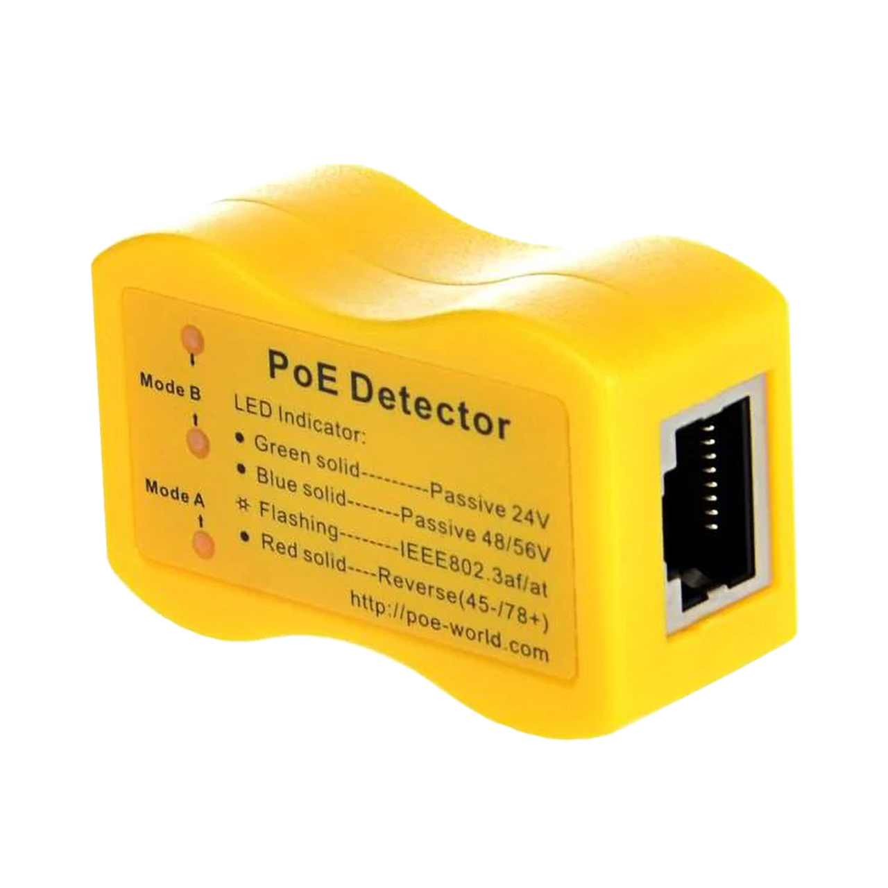 PoE-тестер GV-812 Ethernet перевірка живлення ідентифікація PoE компактний без батарей IEEE 802.3af/at, фото 1
