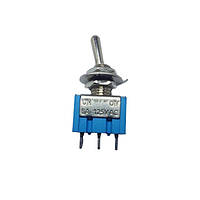 Тумблер MTS-102, 1х2 (3с), 13x8x10мм Smartex  1 група, 2 положення, ON-ON, SPDT, 3 pin, 3A ,250VAC