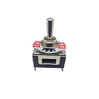 Тумблер KN3(С)-103A, 1x3 (3с), 32x16x19mm 1 група, 3 положення, ON-OFF-ON, SPDT, 3 pin, 10A 125VAC / 6A 250VAC, виводи під гвинт