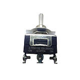 Тумблер KN3(С)-103A, 1x3 (3с), 32x16x19mm 1 група, 3 положення, ON-OFF-ON, SPDT, 3 pin, 10A 125VAC / 6A 250VAC, виводи під гвинт, фото 5