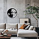 Настінний декор для дому картина лофт Котики інь-янь декоративне панно 15x15 см Woodyard (19047--15x15), фото 5