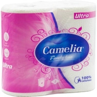 Паперові рушники Camelia Ultra Білі 2 шари 2 рулони (8606107569864), фото 1