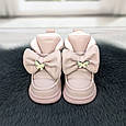 Чоботи дитячі зимові для дівчинки W.Niko рожеві з бантиком 5502_2, фото 7