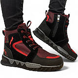 36-39р. Черевики підліткові зима на шнурівку та блискавку (Сгд-5-2), фото 3