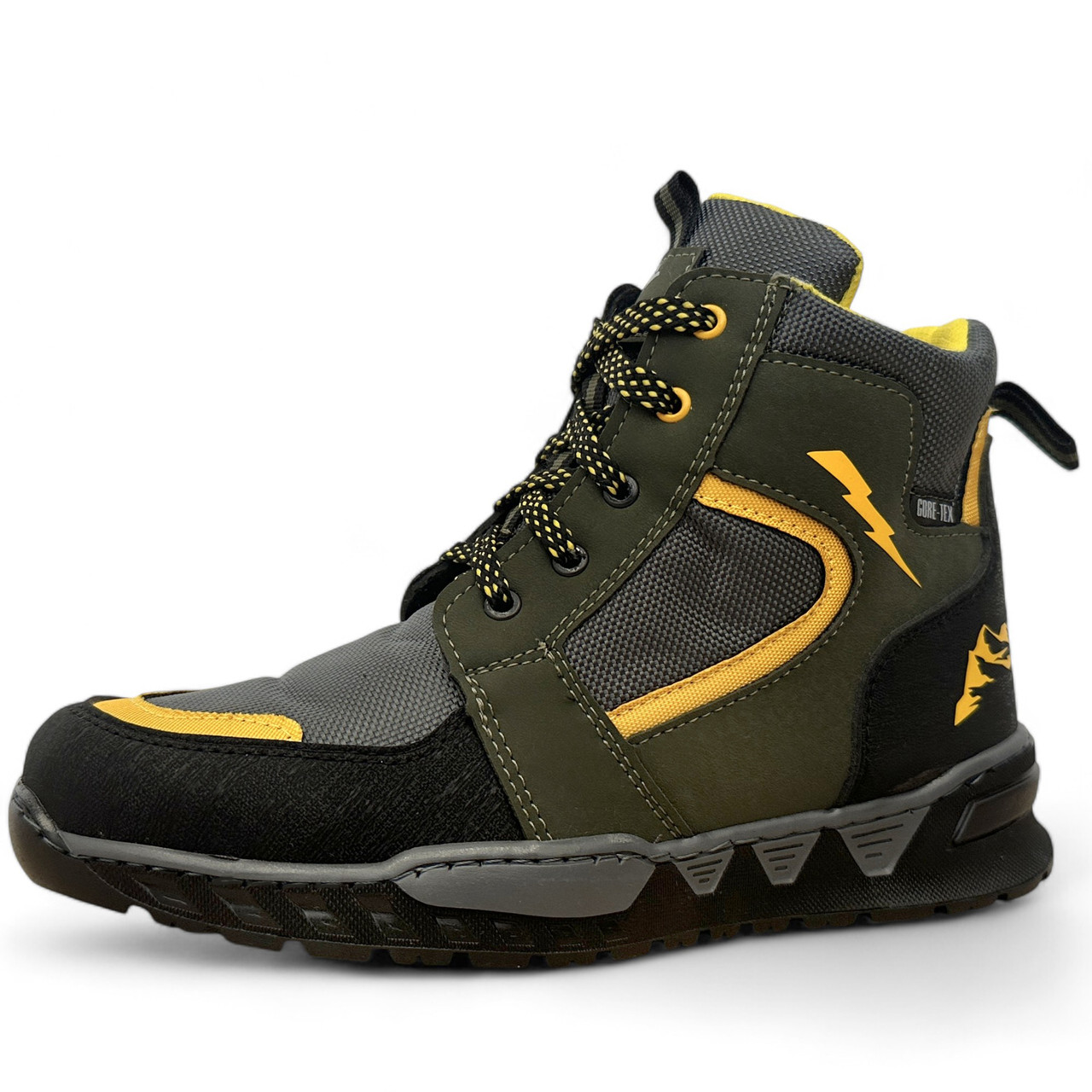 36-39р. Підліткові черевики для хлопчиків на хутрі (Сгд-5-3), фото 1