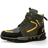 36-39р. Підліткові черевики для хлопчиків на хутрі (Сгд-5-3)