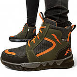 36 р. Черевики зимові підліткові для хлопчика яскраві (Сгд-5-4), фото 4