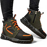 36 р. Черевики зимові підліткові для хлопчика яскраві (Сгд-5-4), фото 5