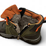 36 р. Черевики зимові підліткові для хлопчика яскраві (Сгд-5-4), фото 7
