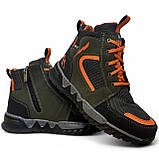 36 р. Черевики зимові підліткові для хлопчика яскраві (Сгд-5-4), фото 8