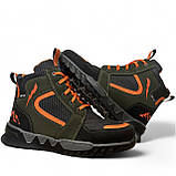 36 р. Черевики зимові підліткові для хлопчика яскраві (Сгд-5-4), фото 9