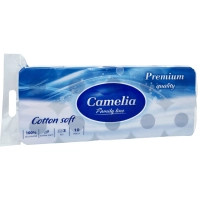Туалетний папір Camelia Premium 3 шари 10 рулонів (8606111248007), фото 1