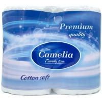 Туалетний папір Camelia Premium 3 шари 4 рулони (8606111248014), фото 1