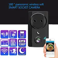 Портативна IP WiFi міні-камера відеоспостереження в розетку EC59 Непомітна камера відеоспостереження, фото 3