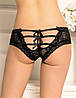 Сексуальні мереживні трусики-бікіні Star Night чорні, XL, фото 5