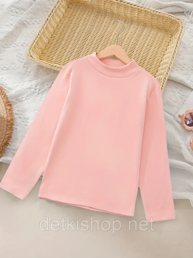 Теплий гольф для дівчинки тепла водолазка фліс, фото 1