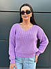 Жіночий теплий светр із декольте шерсть, фото 8