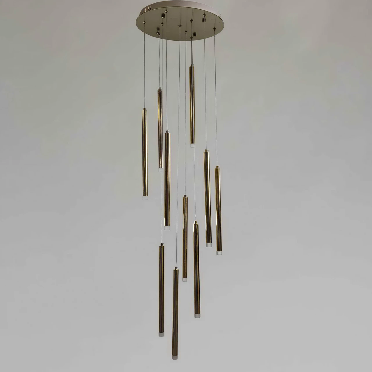 Каскадна світлодіодна люстра 2352/10GD, фото 1