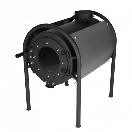 Піч опалювальна DS Modern + кожух срібний, фото 1