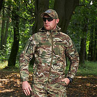 Куртка полевая армейская Soft Shell Combat мультикам (размеры с 46 по 62) софтшел Тактическая куртка ЗСУ BAGS