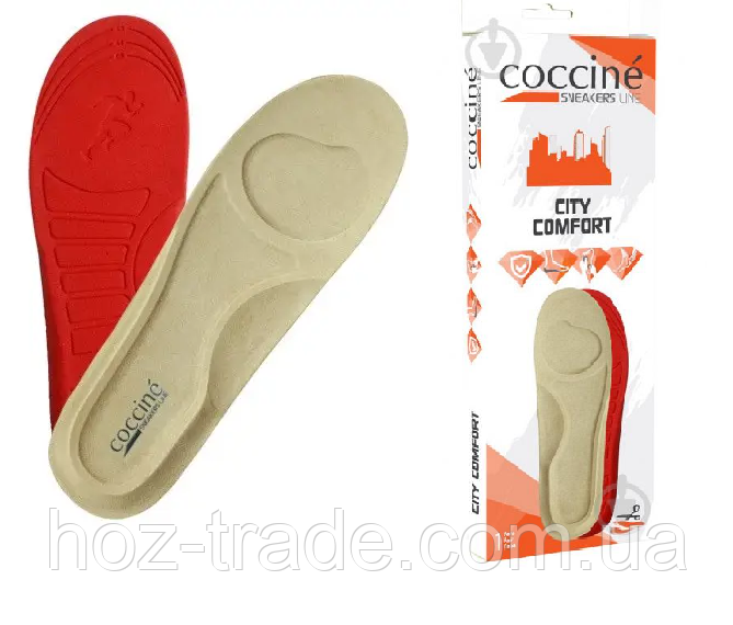 Устілки агальмічні для взуття Coccine CITY COMFORT 35-47р, фото 1