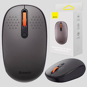 Бездротова мишка Baseus F01B Tri-Mode Wireless Mouse 2.4G/BT1+BT2 800-1200-1600dpi, сірий