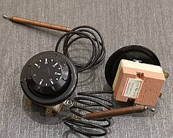 WY75C-E — Термостат для бойлера, капілярний з ручкою, Toff=75 / 77, L трубки 850мм, однофазний, 250V, 16A