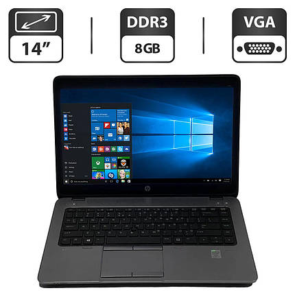 Ноутбук Б-клас HP EliteBook 840 G1/ 14" (1600x900)/ Core i5-4200U/ 8 GB RAM/ 500 GB HDD/ HD 4400, фото 1