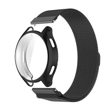 Комплект для годинника Xiaomi Watch 2 чорний (чохол + металевий ремінець 22 мм)