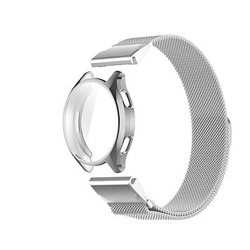 Комплект для годинника Xiaomi Watch 2 сріблястий (чохол + металевий ремінець 22 мм)
