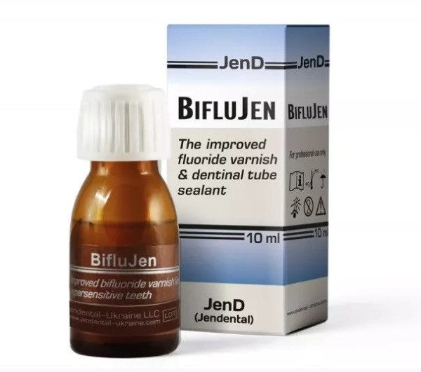Бифторидный лак JenDental BifluJen 10 мл., фото 1