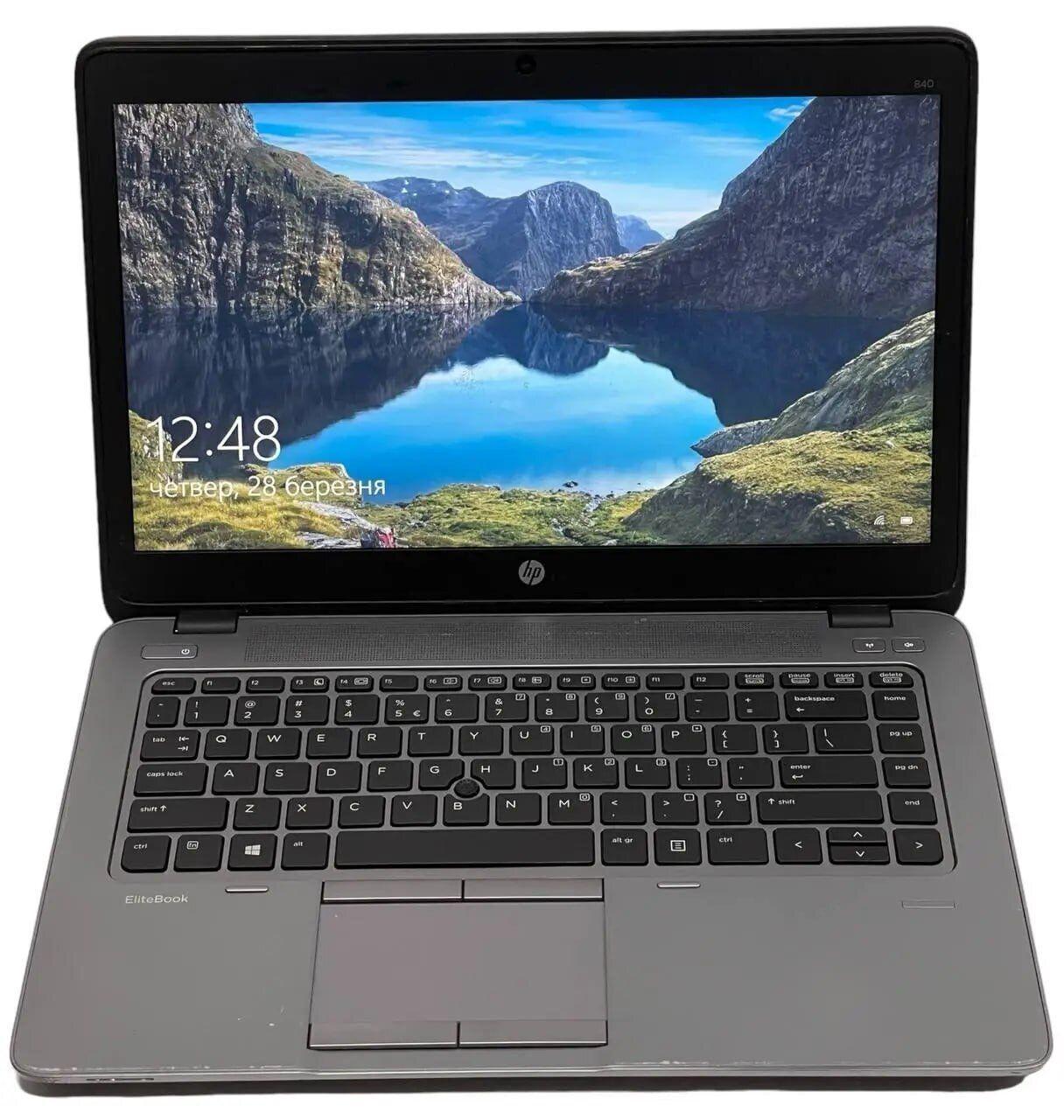 Б/в Ноутбук Б-клас HP EliteBook 840 G1 14" 1600x900| Core i5-4210U| 8 GB RAM| 500 GB HDD| HD 4400