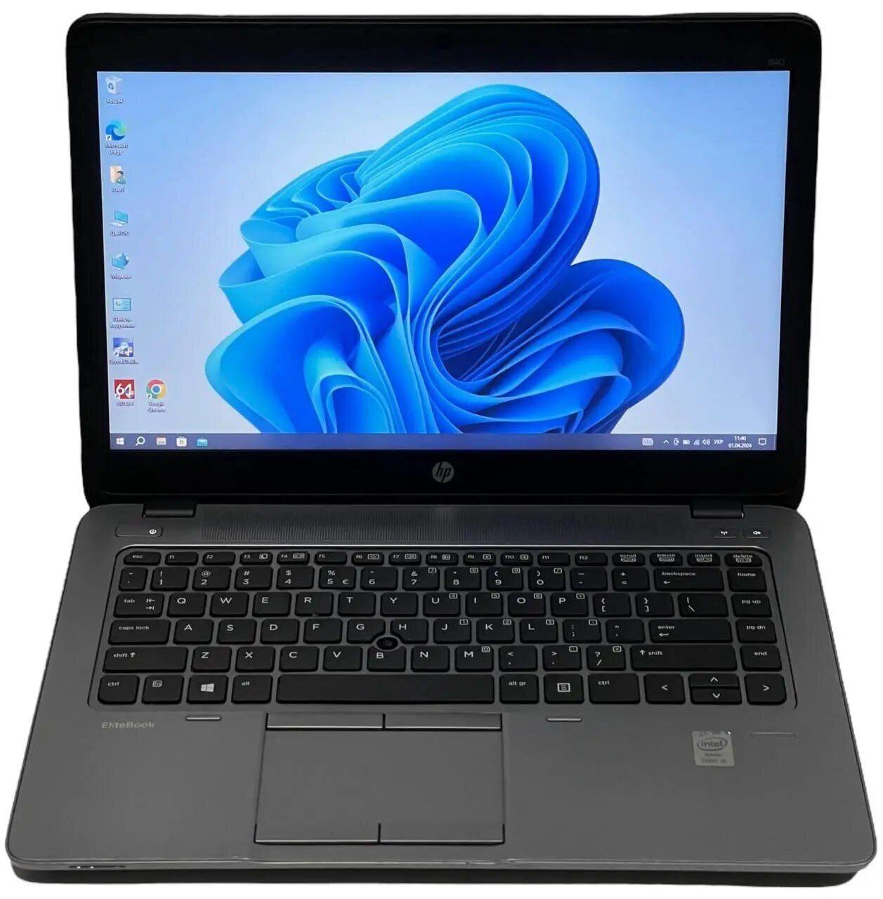 Б/в Ноутбук Б-клас HP EliteBook 840 G1 14" 1600x900| Core i5-4210U| 8 GB RAM| 500 GB HDD| HD 4400