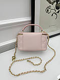 Сумка жіноча клатч Chanel Classic Lambskin рожевий Шанель, фото 4