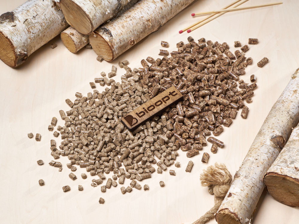 Пелети дуб/сосна 8 мм, фото 1