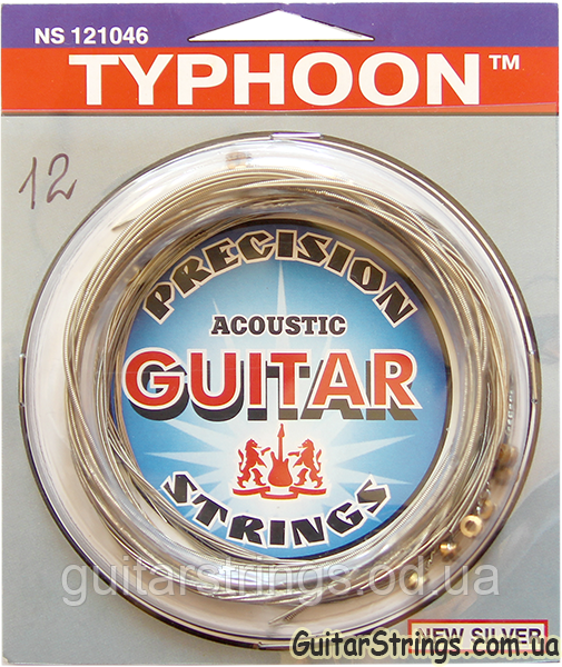 Струны Solid NS121046 Typhoon Silver Ultra Light 12-String 10-46