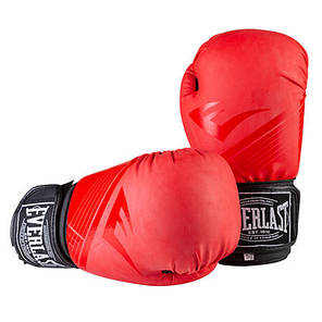 Боксерські рукавички червоні Everlast DX-3597 розмір 12oz, фото 3